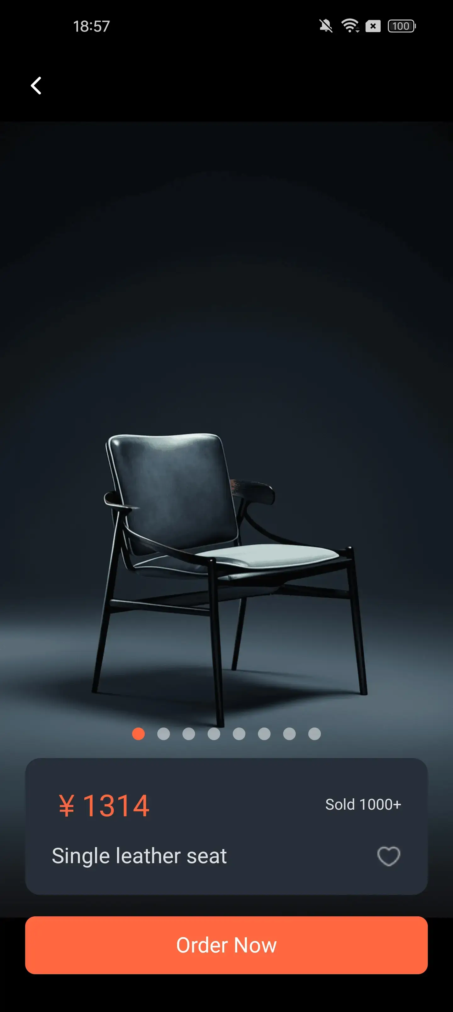 A product page with a carousel built on Lynx